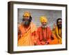 Religious Man at Pashupatinath Holy Hindu Place on Bagmati River, Kathmandu, Nepal-Bill Bachmann-Framed Premium Photographic Print