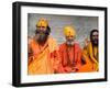 Religious Man at Pashupatinath Holy Hindu Place on Bagmati River, Kathmandu, Nepal-Bill Bachmann-Framed Premium Photographic Print