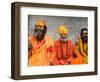 Religious Man at Pashupatinath Holy Hindu Place on Bagmati River, Kathmandu, Nepal-Bill Bachmann-Framed Photographic Print