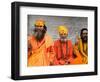 Religious Man at Pashupatinath Holy Hindu Place on Bagmati River, Kathmandu, Nepal-Bill Bachmann-Framed Photographic Print