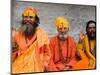 Religious Man at Pashupatinath Holy Hindu Place on Bagmati River, Kathmandu, Nepal-Bill Bachmann-Mounted Photographic Print