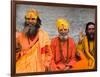 Religious Man at Pashupatinath Holy Hindu Place on Bagmati River, Kathmandu, Nepal-Bill Bachmann-Framed Photographic Print