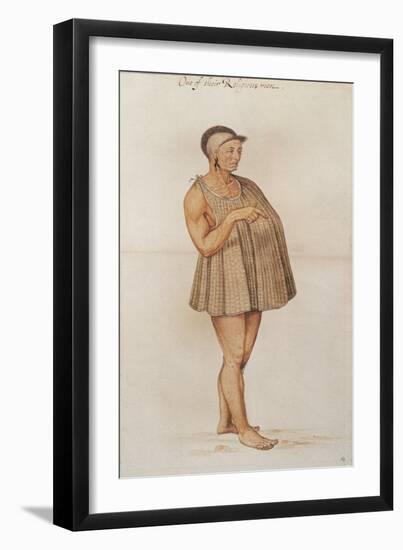 Religious Man of Pomeiooc-John White-Framed Giclee Print
