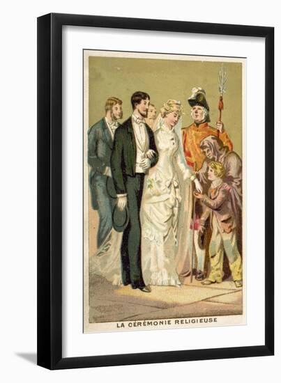 Religious Marriage Ceremony-null-Framed Giclee Print