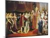 Religious Marriage of Napoleon I and Marie-Louise in Salon Carre at Louvre, on 2 April, 1810-Georges Rouget-Mounted Giclee Print