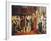 Religious Marriage of Napoleon I and Marie-Louise in Salon Carre at Louvre, on 2 April, 1810-Georges Rouget-Framed Giclee Print