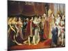 Religious Marriage of Napoleon I and Marie-Louise in Salon Carre at Louvre, on 2 April, 1810-Georges Rouget-Mounted Giclee Print