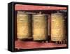 Religious Prayer Wheels, Ulaan Baatar, Mongolia-Bill Bachmann-Framed Stretched Canvas