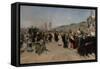 Religious Procession in the Province of Kursk, 1880-83-Ilya Efimovich Repin-Framed Stretched Canvas
