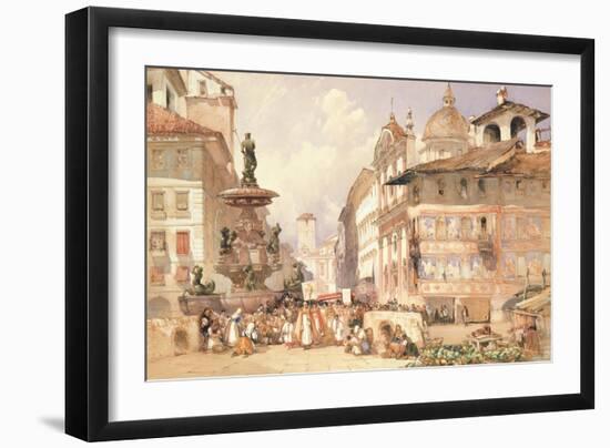 Religious Procession-William Callow-Framed Giclee Print