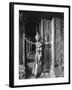 Religious Ritual Dancer in Temple of Angkor Wat, Wearing Richly Embroidered and Ornamented Costumes-Eliot Elisofon-Framed Photographic Print