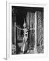 Religious Ritual Dancer in Temple of Angkor Wat, Wearing Richly Embroidered and Ornamented Costumes-Eliot Elisofon-Framed Photographic Print