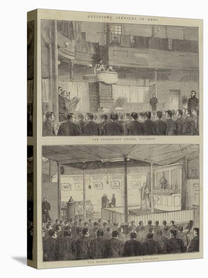 Religious Services in Gaol-Alfred Chantrey Corbould-Stretched Canvas