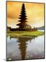 Religious Ulur Danu Temple in Lake Bratan, Bali, Indonesia-Bill Bachmann-Mounted Photographic Print