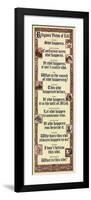 Religious Views Of Life - Sh*t Happens, Humor Poster-null-Framed Poster