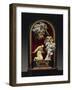 Reliquary of Saint Paschal Baylon in Silver, Ebony and Pietre Dure, 1690-Matfre Ermengau-Framed Giclee Print