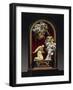 Reliquary of Saint Paschal Baylon in Silver, Ebony and Pietre Dure, 1690-Matfre Ermengau-Framed Giclee Print