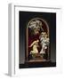 Reliquary of Saint Paschal Baylon in Silver, Ebony and Pietre Dure, 1690-Matfre Ermengau-Framed Giclee Print