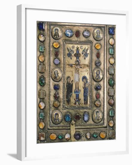 Reliquary of True Cross in Silver Gilt and Enamel, Treasury, St. Mark's Basilica, Venice-null-Framed Giclee Print