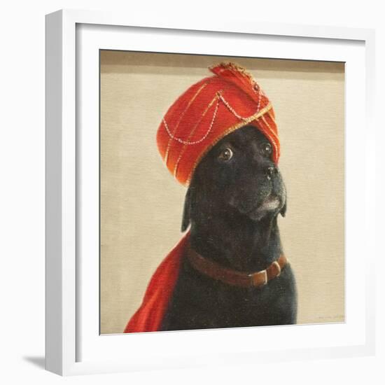 Reluctant Maharaja, 2010-Lincoln Seligman-Framed Giclee Print