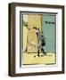 Reluctant Schoolboy-John Hassall-Framed Art Print