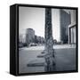 Remaining Sections of the Berlin Wall at Potsdammer Platz, Berlin, Germany-Jon Arnold-Framed Stretched Canvas