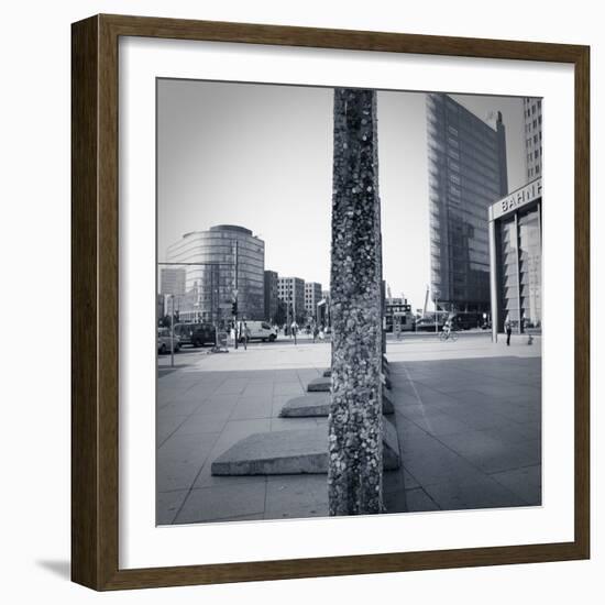 Remaining Sections of the Berlin Wall at Potsdammer Platz, Berlin, Germany-Jon Arnold-Framed Photographic Print