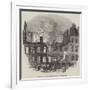 Remains in New Square, Lincoln's Inn, after the Recent Fire-null-Framed Giclee Print