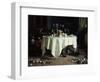 Remains of a Banquet, 1884-Angelo Morbelli-Framed Giclee Print