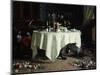 Remains of a Banquet, 1884-Angelo Morbelli-Mounted Giclee Print