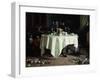 Remains of a Banquet, 1884-Angelo Morbelli-Framed Giclee Print