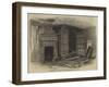 Remains of a House Struck by Lightning at Hastings-null-Framed Giclee Print