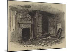 Remains of a House Struck by Lightning at Hastings-null-Mounted Giclee Print
