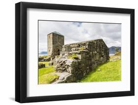 Remains of a Monastery at Selje, Nordland, Norway, Scandinavia, Europe-Michael Nolan-Framed Photographic Print