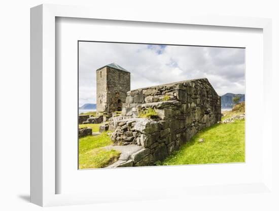 Remains of a Monastery at Selje, Nordland, Norway, Scandinavia, Europe-Michael Nolan-Framed Photographic Print