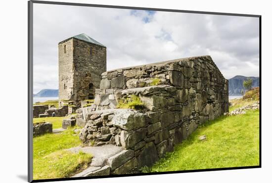 Remains of a Monastery at Selje, Nordland, Norway, Scandinavia, Europe-Michael Nolan-Mounted Photographic Print