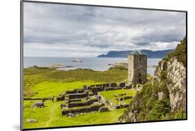 Remains of a Monastery at Selje, Nordland, Norway, Scandinavia, Europe-Michael Nolan-Mounted Photographic Print