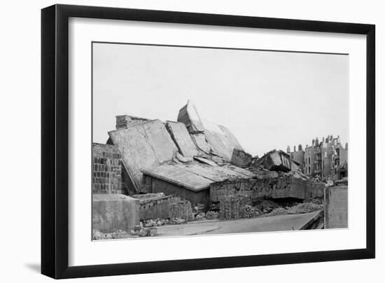 Remains of a U-Boat Pen, Kiel, Germany, C1945-C1965-null-Framed Giclee Print