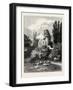 Remains of Ancient Castle, Hawarden Park, Wales, UK-null-Framed Giclee Print