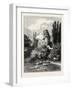 Remains of Ancient Castle, Hawarden Park, Wales, UK-null-Framed Giclee Print