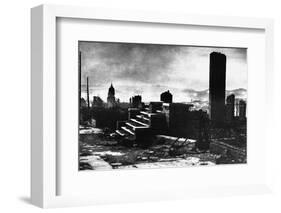 Remains of Buildings after the San Francisco Earthquake, 1906-Arnold Genthe-Framed Photographic Print