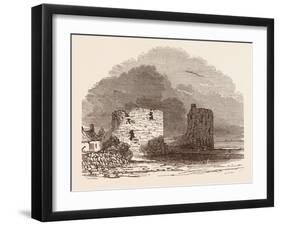 Remains of Flint Castle, Located in Flint, Flintshire, UK-null-Framed Giclee Print