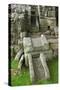 Remains of Latrine, Roman Bathhouse in Fort at Chesters Along Hadrian's Wall, Northumbria, England-null-Stretched Canvas