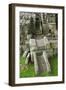 Remains of Latrine, Roman Bathhouse in Fort at Chesters Along Hadrian's Wall, Northumbria, England-null-Framed Photographic Print