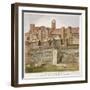 Remains of London Wall in the Churchyard of St Giles Without Cripplegate, City of London, 1825-Valentine Davis-Framed Giclee Print