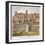 Remains of London Wall in the Churchyard of St Giles Without Cripplegate, City of London, 1825-Valentine Davis-Framed Giclee Print