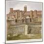 Remains of London Wall in the Churchyard of St Giles Without Cripplegate, City of London, 1825-Valentine Davis-Mounted Giclee Print