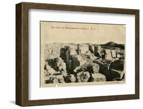 Remains of Nebuchadnezzar's Palace, Babylon-null-Framed Photographic Print