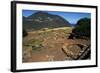 Remains of Oval Huts, Prehistoric Village of Capo Graziano, Aeolian Islands, Sicily, Italy-null-Framed Giclee Print