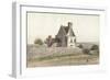 Remains of Parton Hall, Staffordshire, 1820-Cornelius Varley-Framed Giclee Print